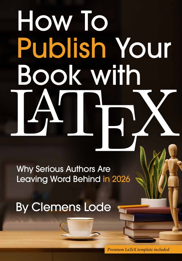 How To Publish Your Book with LaTeX book cover